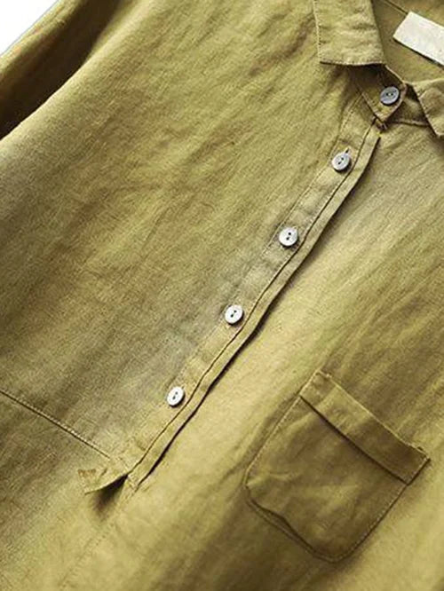 ELODIE / RELAXED LONG-SLEEVE SHIRT