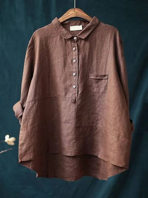 ELODIE / RELAXED LONG-SLEEVE SHIRT