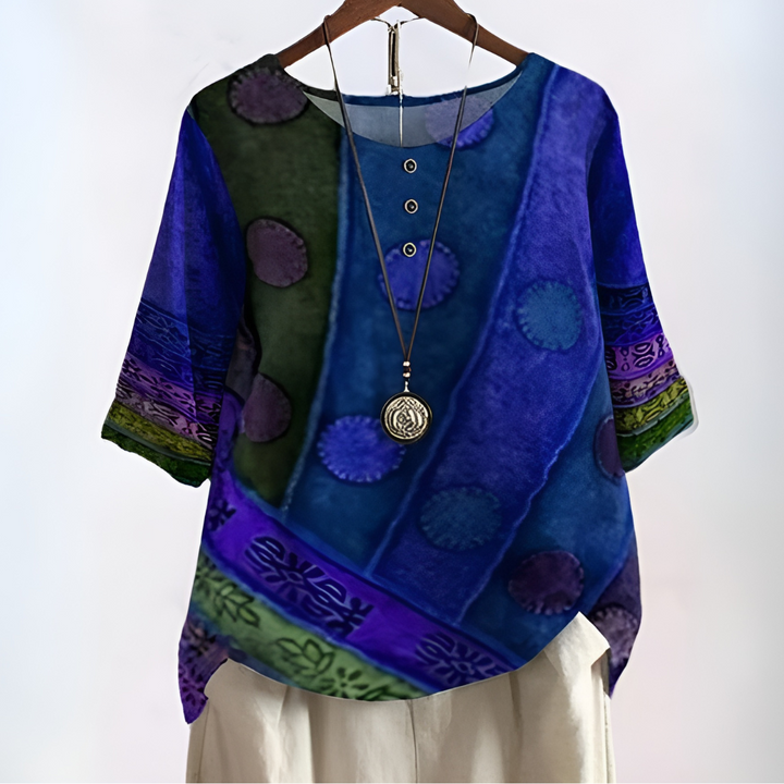GABRIELLE / FLOWY BOHO BLOUSE