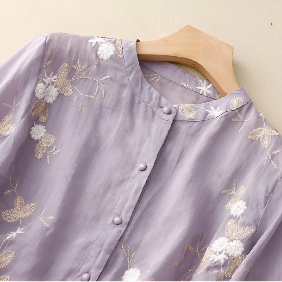 PAMELA / VINTAGE FLORAL BLOUSE