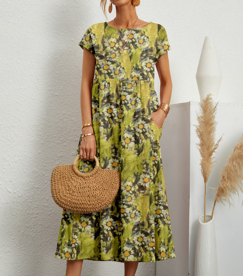 RENATA / FLORAL MIDI DRESS
