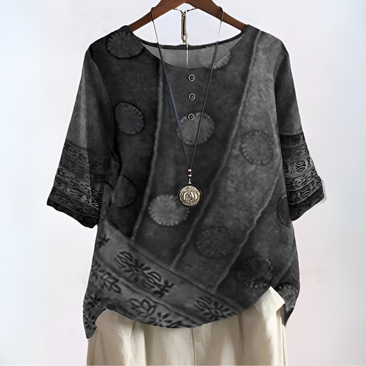 GABRIELLE / FLOWY BOHO BLOUSE