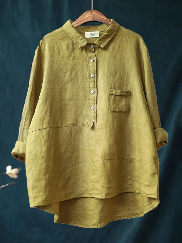 ELODIE / RELAXED LONG-SLEEVE SHIRT