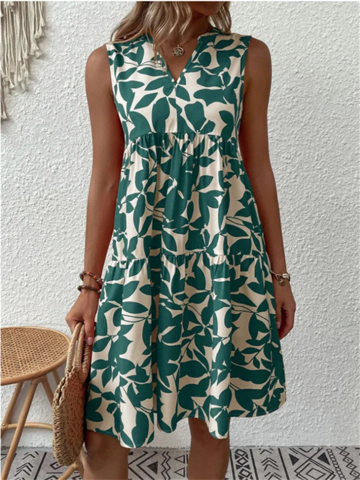 RAE / LEAF PRINT DRESS