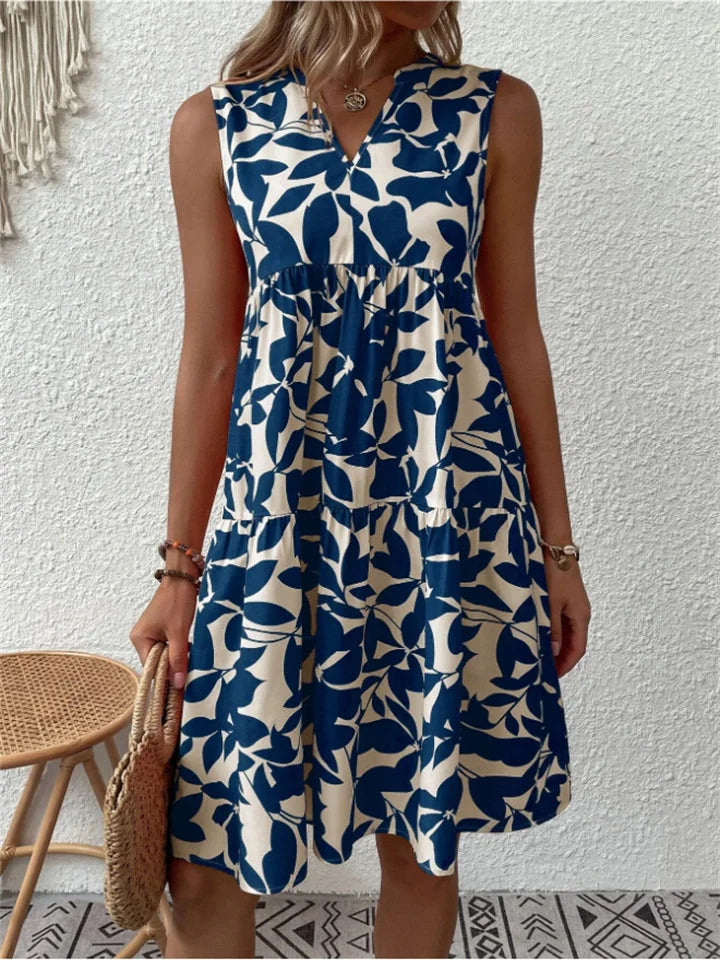 RAE / LEAF PRINT DRESS