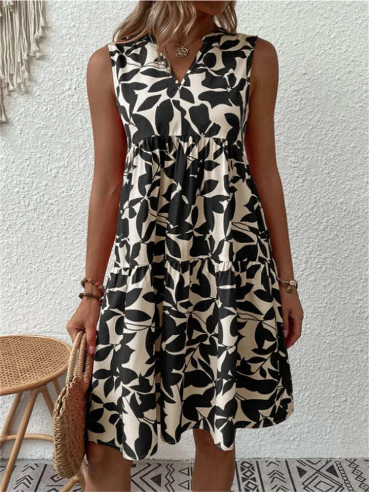 RAE / LEAF PRINT DRESS