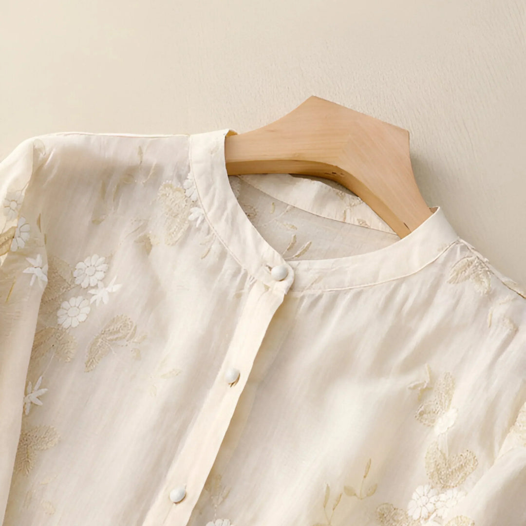 PAMELA / VINTAGE FLORAL BLOUSE