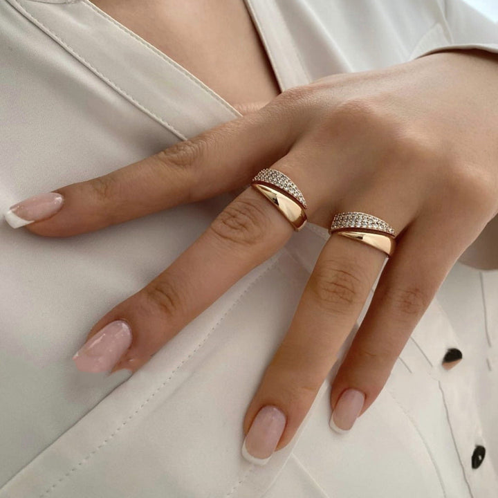 CHERYL / ELEGANT RING NECKLACE