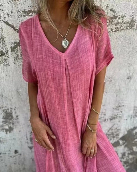 NAIA / V-NECK DRESS