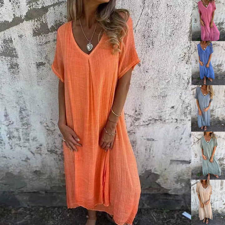 NAIA / V-NECK DRESS