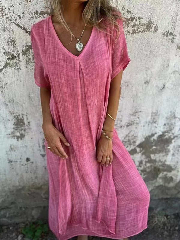 NAIA / V-NECK DRESS