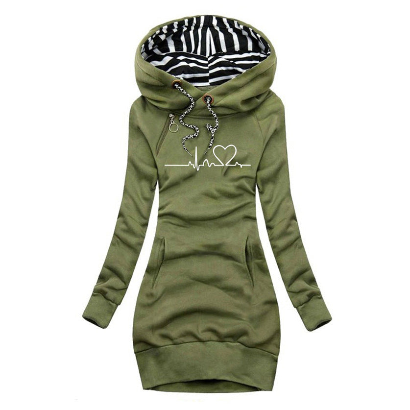 FIA / TRENDY PRINT PULLOVER DRESS