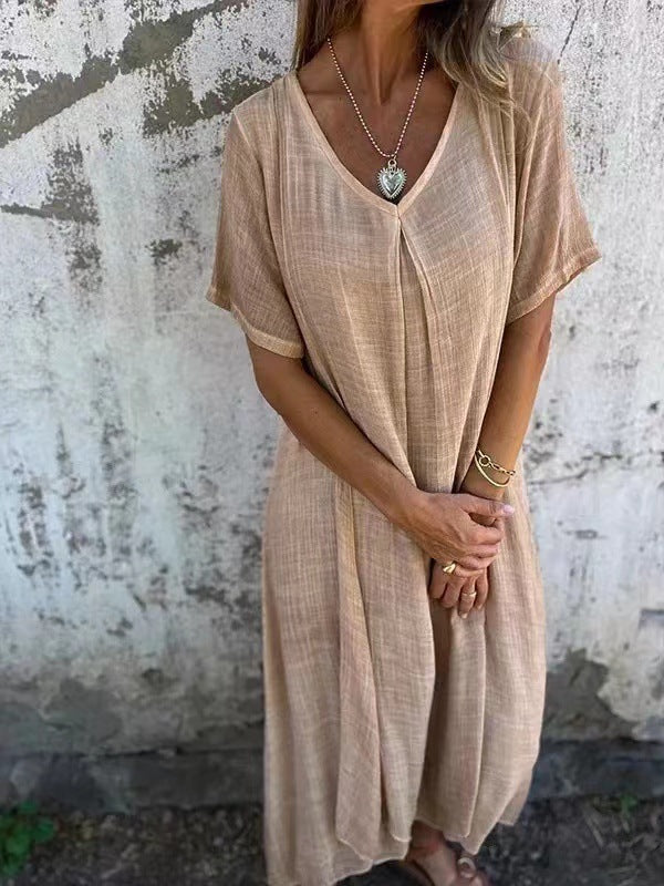 NAIA / V-NECK DRESS