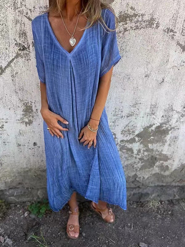 NAIA / V-NECK DRESS