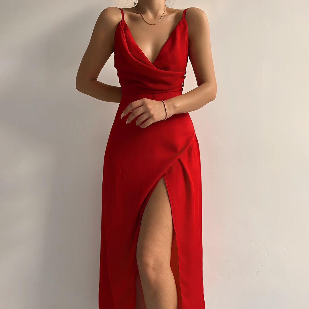 SERAPHINA / ELEGANT DRAPED DRESS