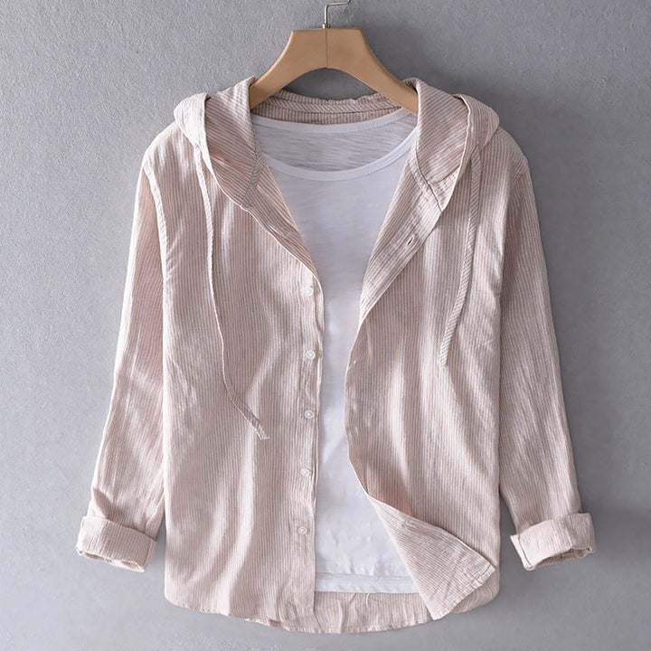 EVANNA / LIGHTWEIGHT HOODED BLOUSE