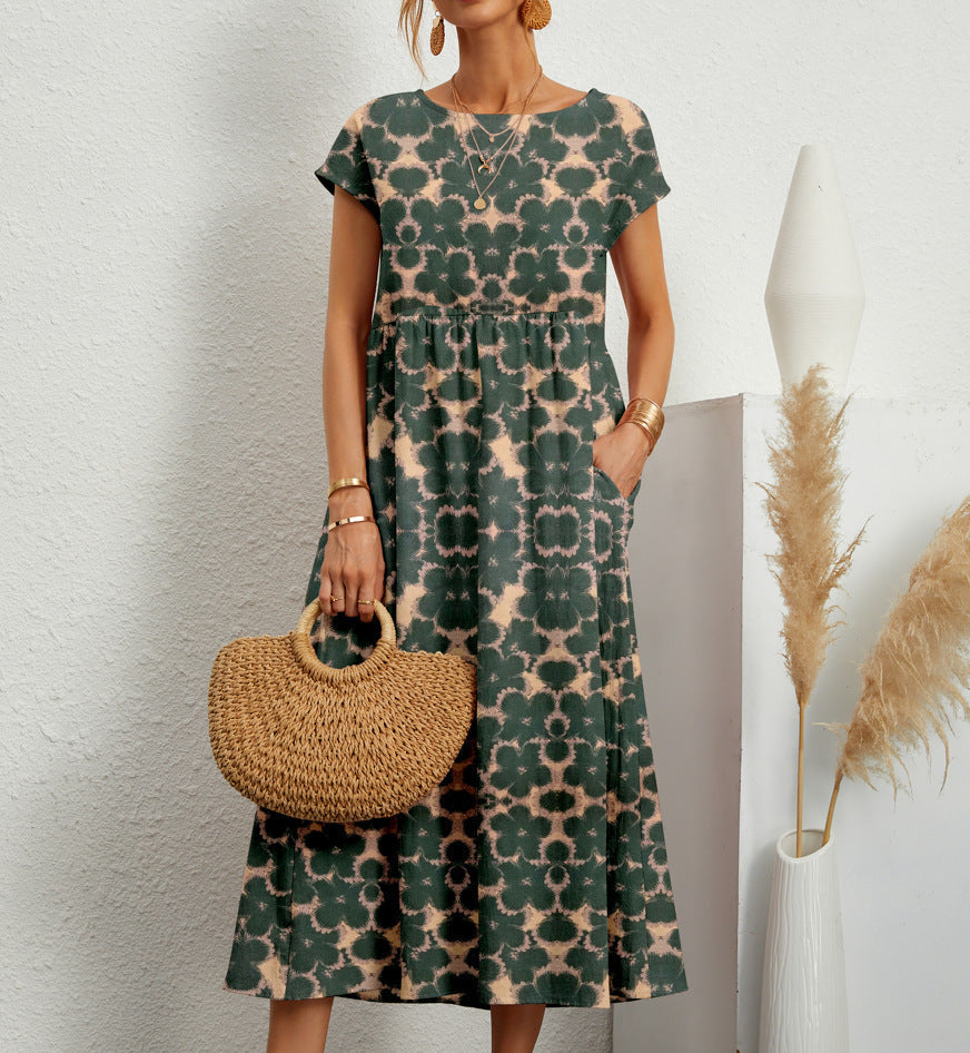 RENATA / FLORAL MIDI DRESS