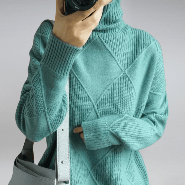 CATRIONA / KNITTED ROLL-NECK