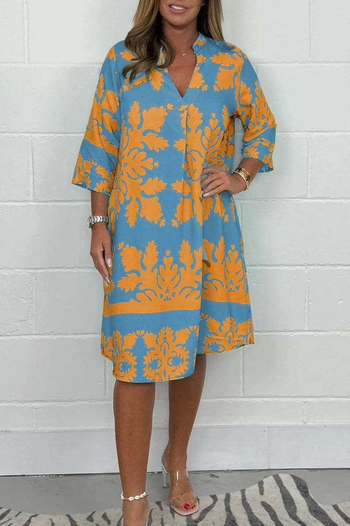 AVELINE / PRINTED SPRING DRESS